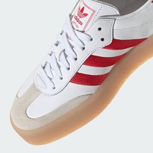 ADIDAS SAMBAE WOMEN'S SHOES- CLOUD WHITE / BETTER SCARLET / CLOUD WHITE
